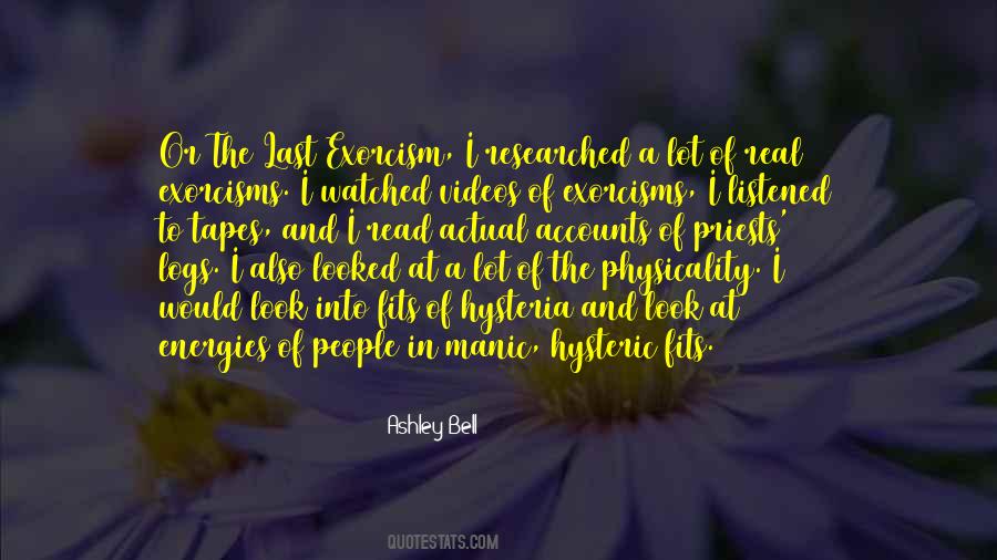 Quotes About Exorcism #981820