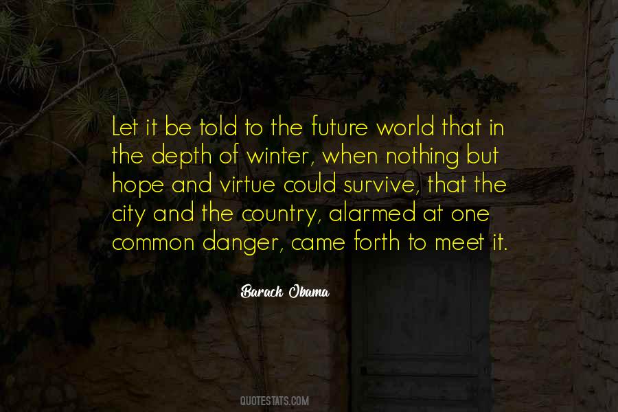 Virtue Of Hope Quotes #1077578