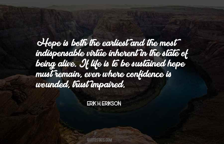 Virtue Of Hope Quotes #1574959