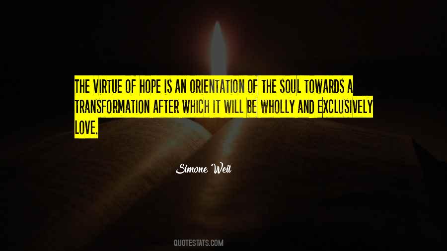 Virtue Of Hope Quotes #1640684