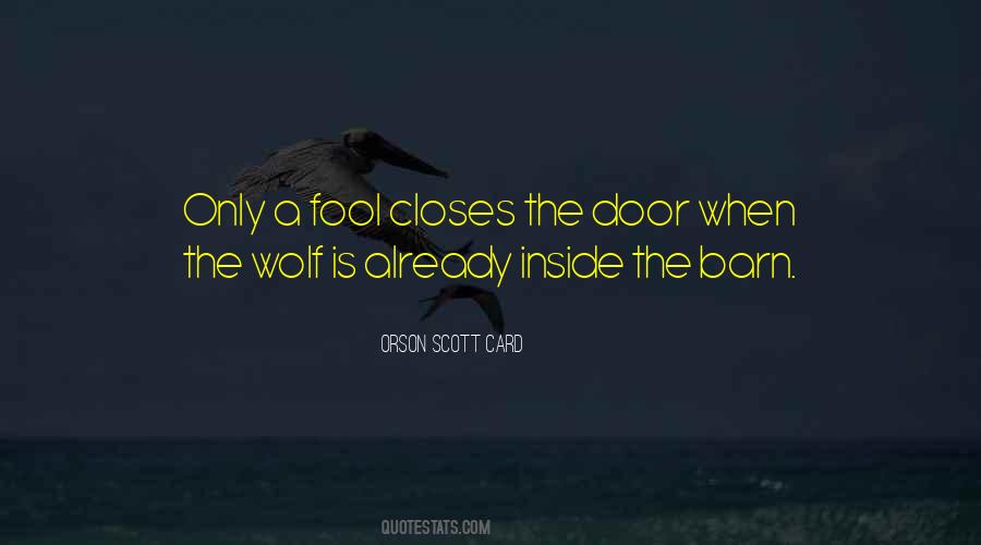 Quotes About Door #1872077