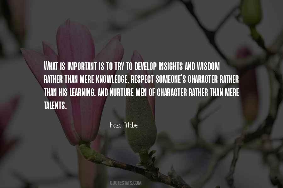 Quotes About Knowledge And Character #1024570