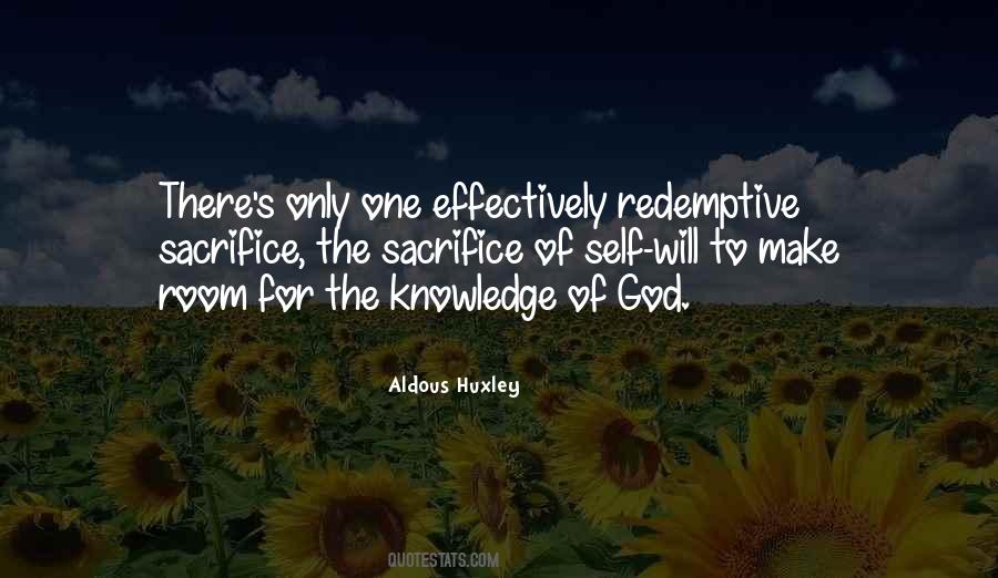 Sacrifice To God Quotes #207913