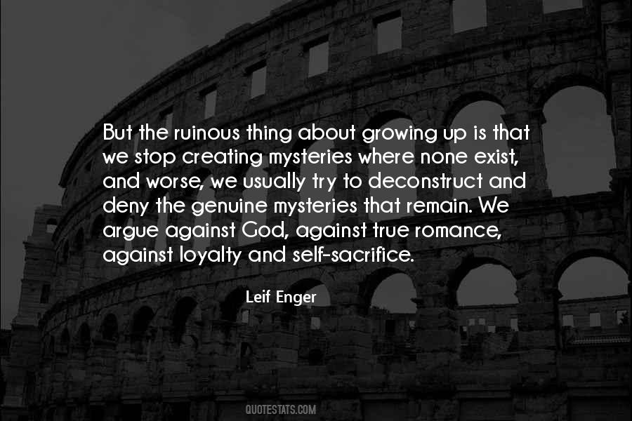 Sacrifice To God Quotes #367739