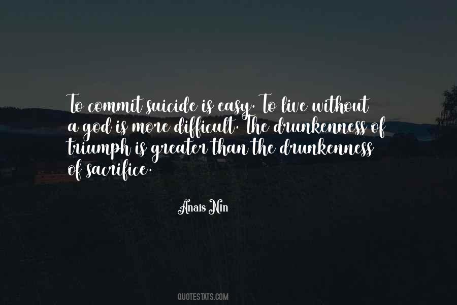 Sacrifice To God Quotes #758695