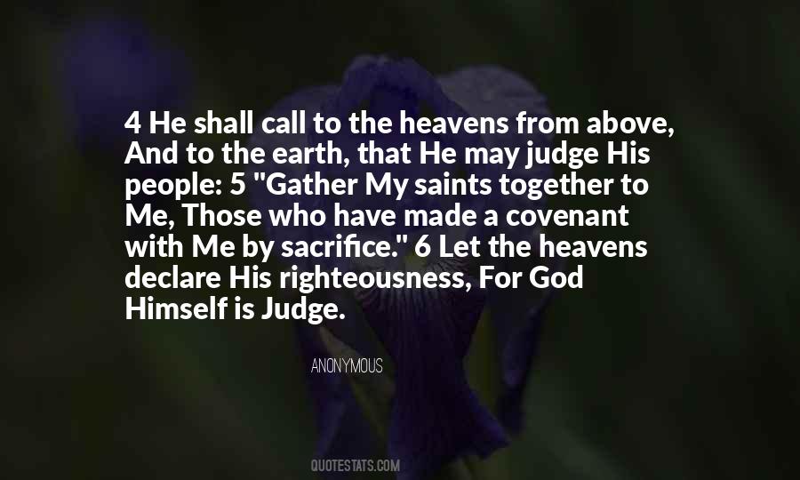 Sacrifice To God Quotes #855929