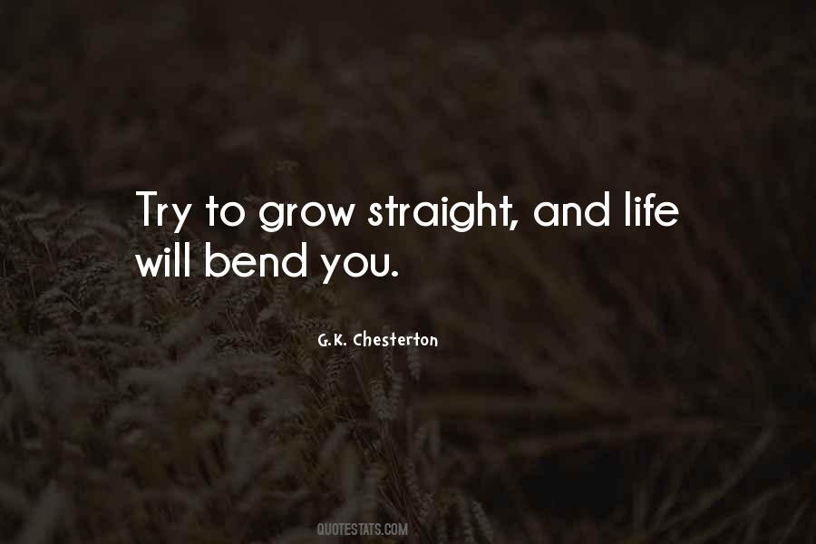 Quotes About Straight Life #192604