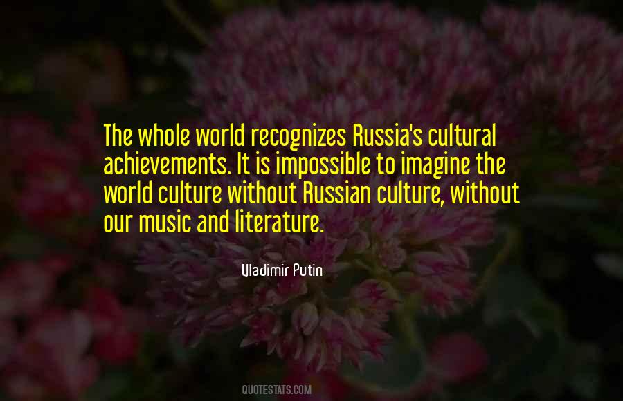 World Culture Quotes #1339289