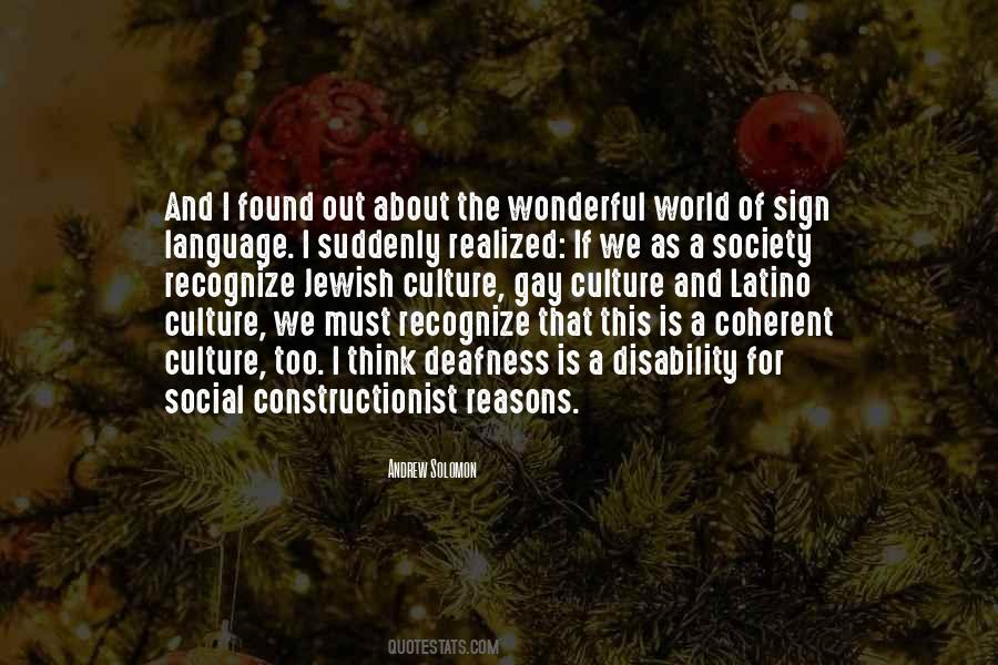 World Culture Quotes #25244