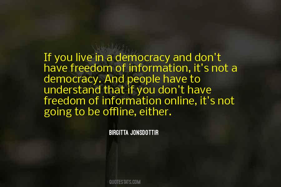 Quotes About Going Offline #91440