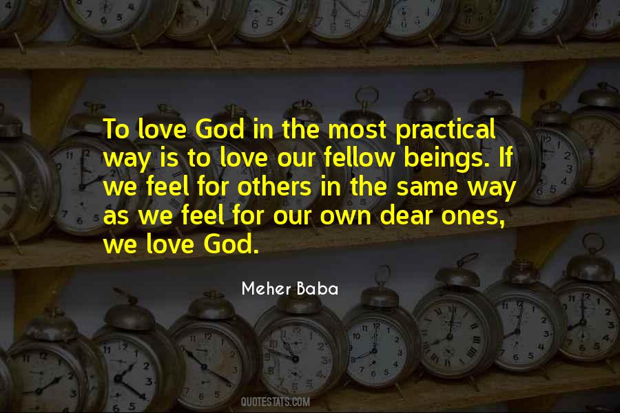 Quotes About Our Love For God #2710