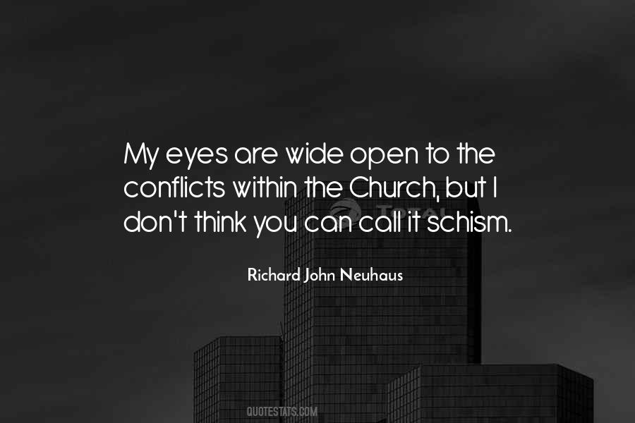 Quotes About Schism #1168781