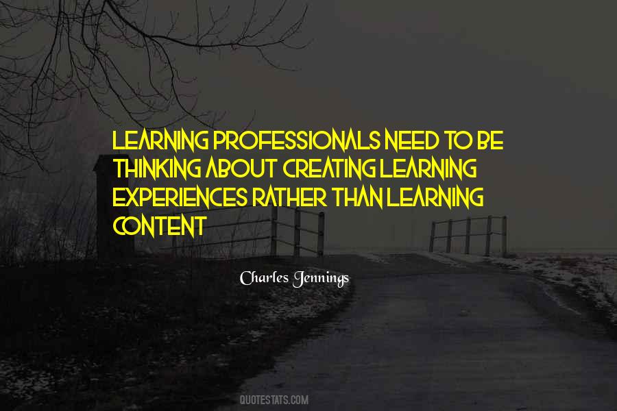 Quotes About Learning From Experiences #1084690