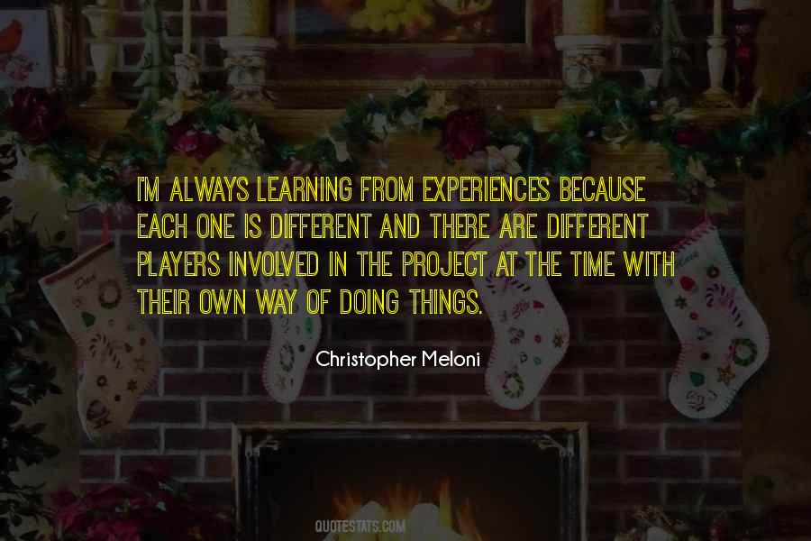 Quotes About Learning From Experiences #873896