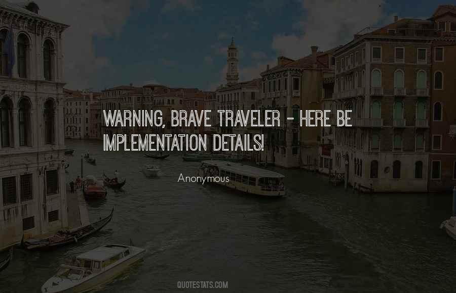 Quotes About Warning #1275020