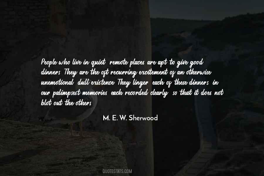 Quotes About Places With Memories #1373009