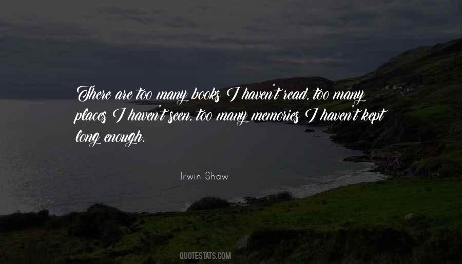 Quotes About Places With Memories #206387