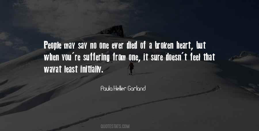 Quotes About A Heart Broken #116474