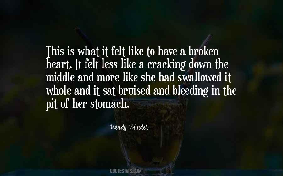 Quotes About A Heart Broken #142846