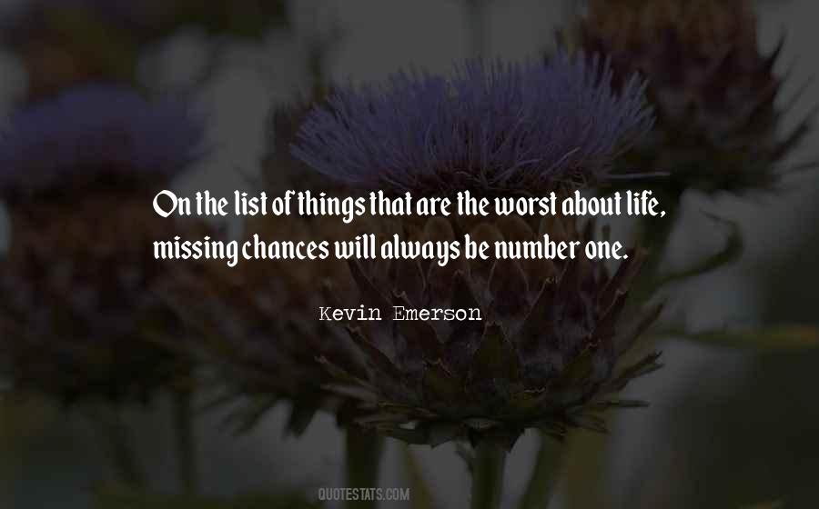 Quotes About Chances #1701163