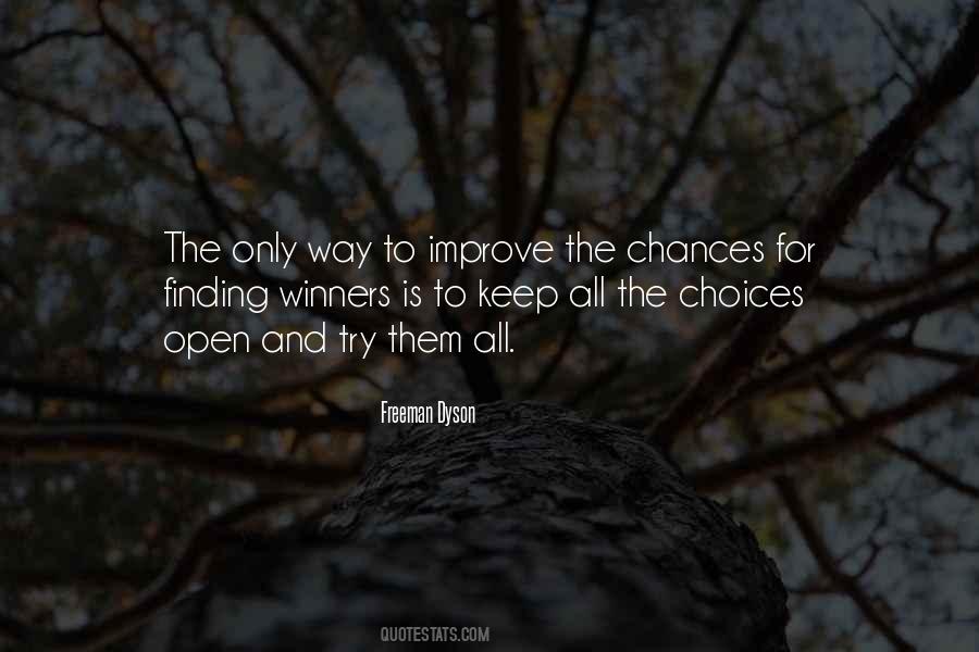 Quotes About Chances #1728911