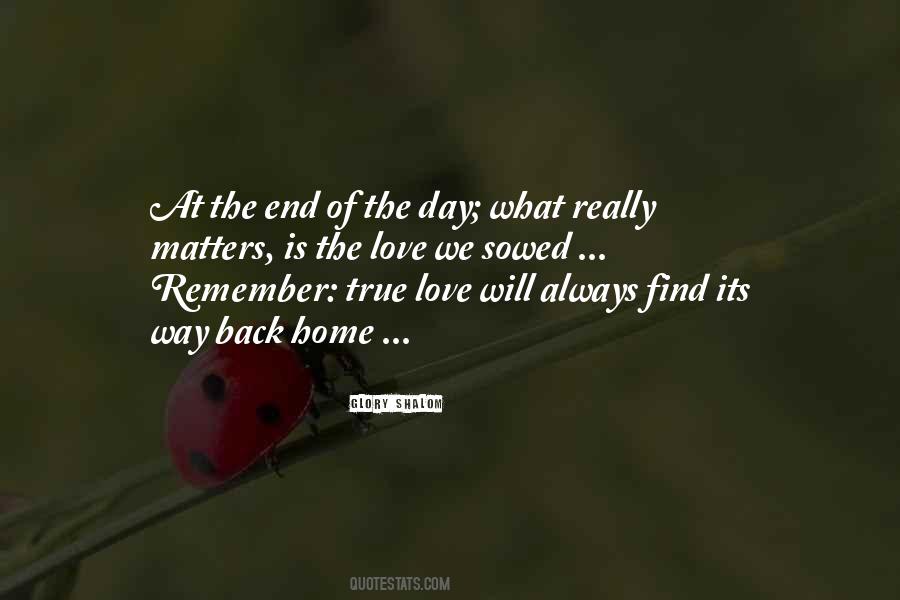 Quotes About What Matters At The End Of The Day #1131592