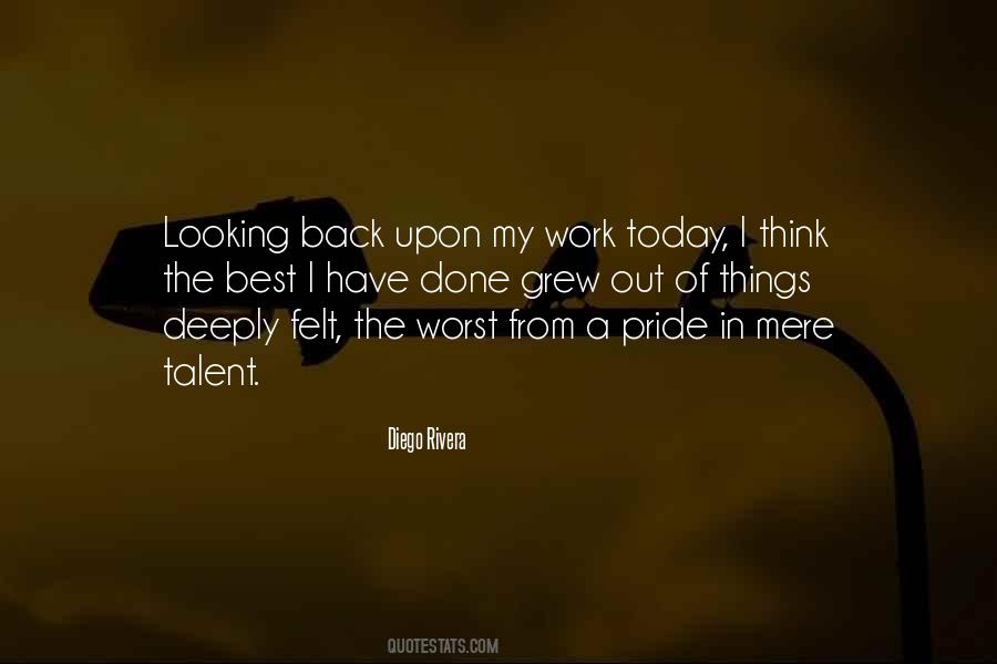 Quotes About Pride Of Work #93764
