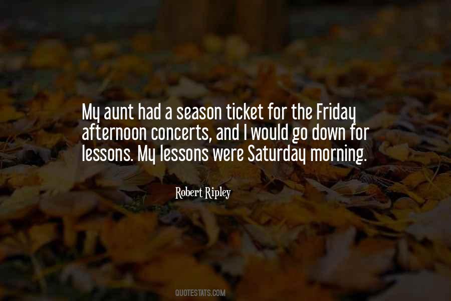 Quotes About Friday Afternoon #226612