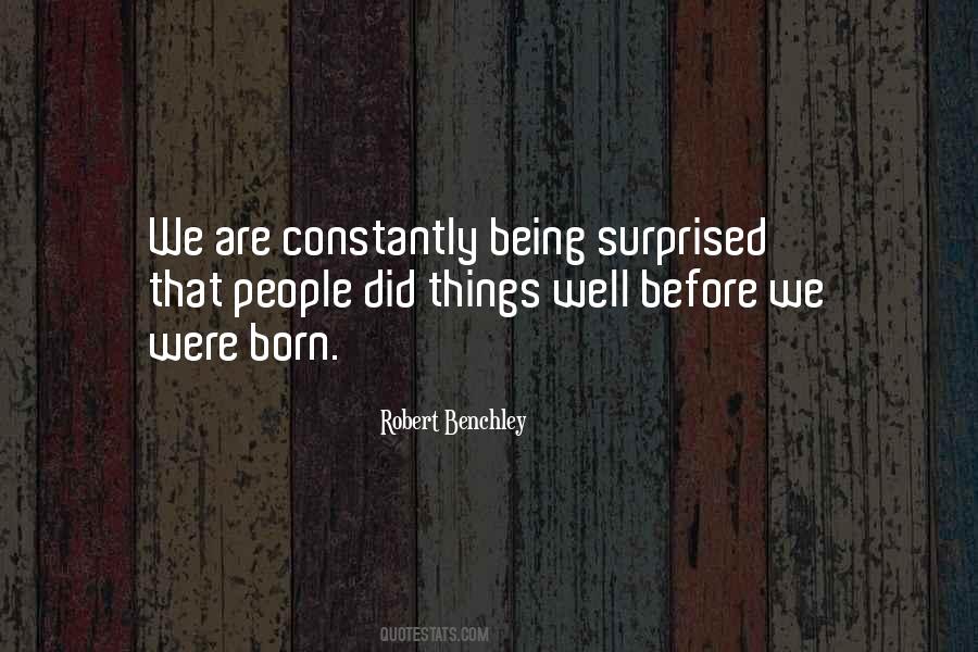 Quotes About Being Surprised #110362