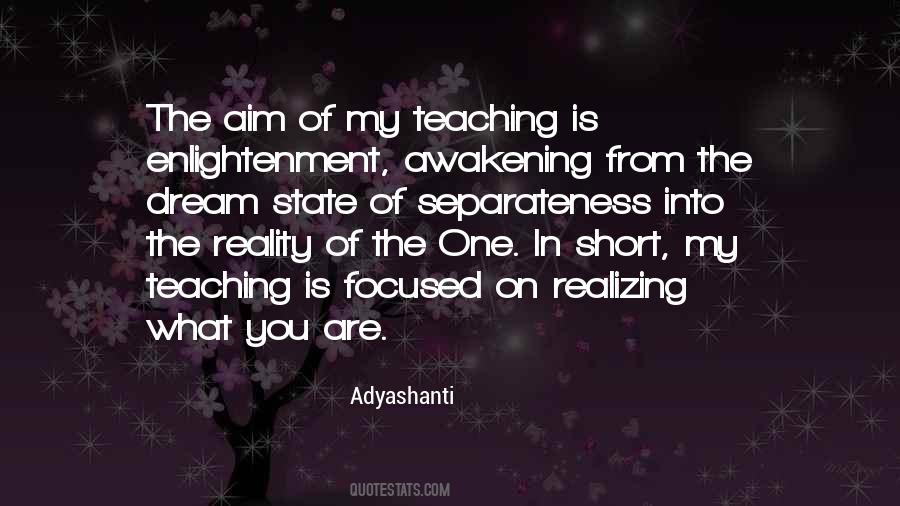 Quotes About Awakening Enlightenment #269324