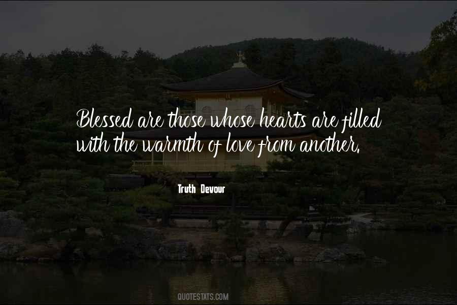 Quotes About Blessed Love #13605