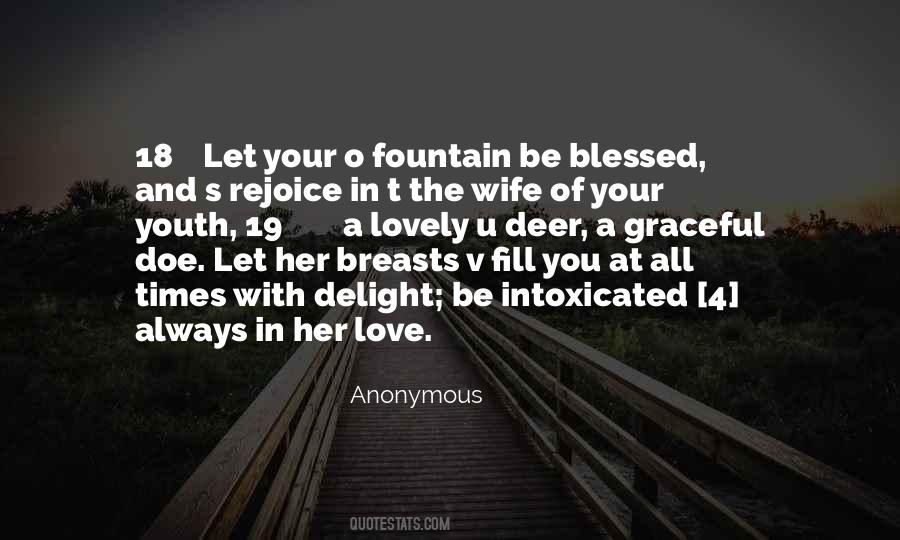 Quotes About Blessed Love #86777