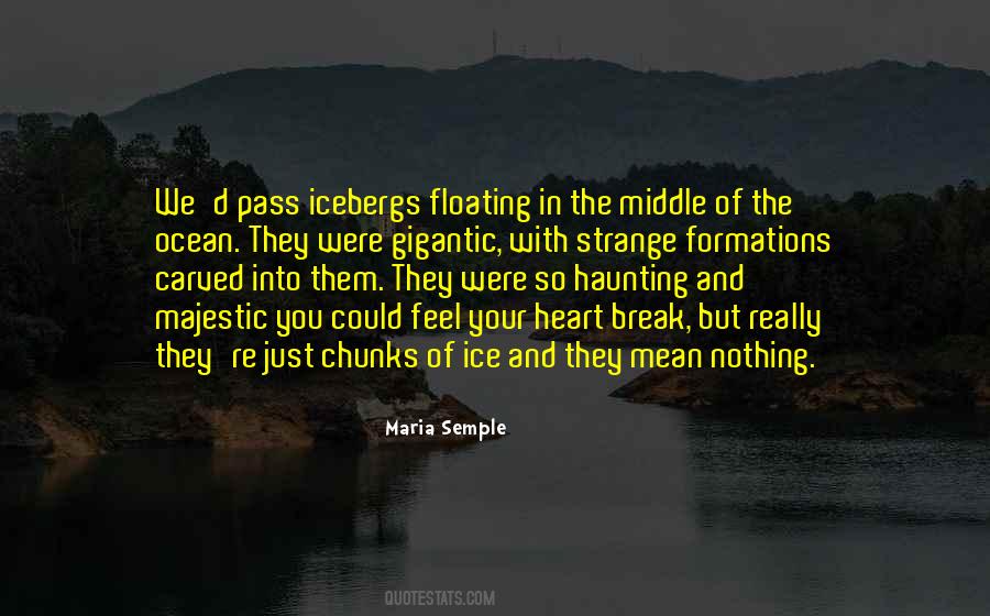 Quotes About Floating In The Ocean #442011