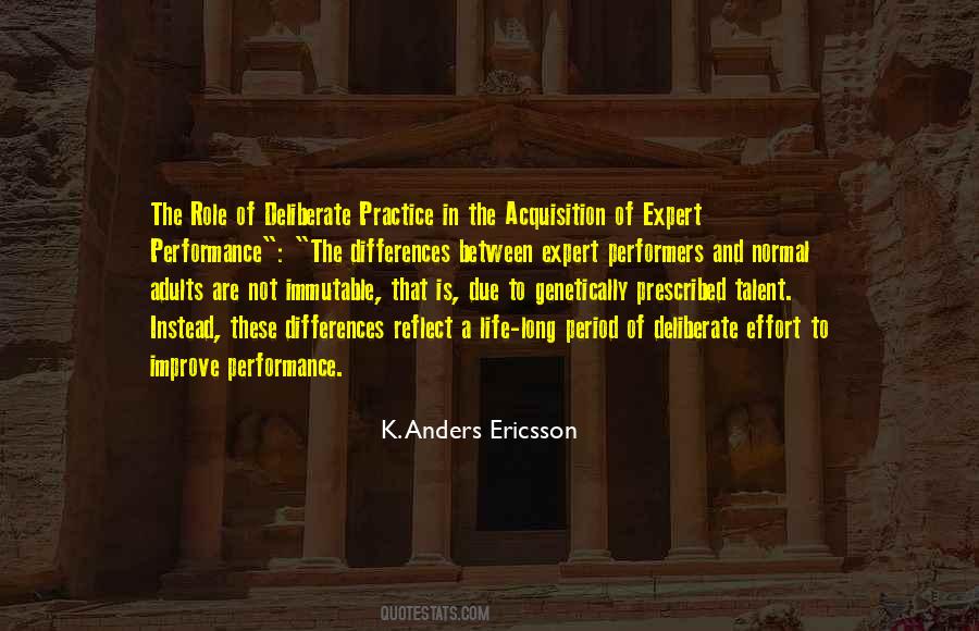 Quotes About Deliberate Practice #1531977