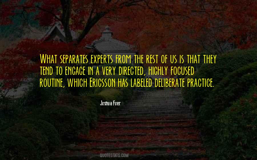 Quotes About Deliberate Practice #870473
