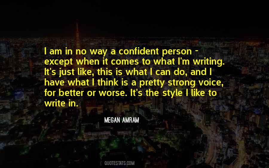 Quotes About Writing Voice #272593