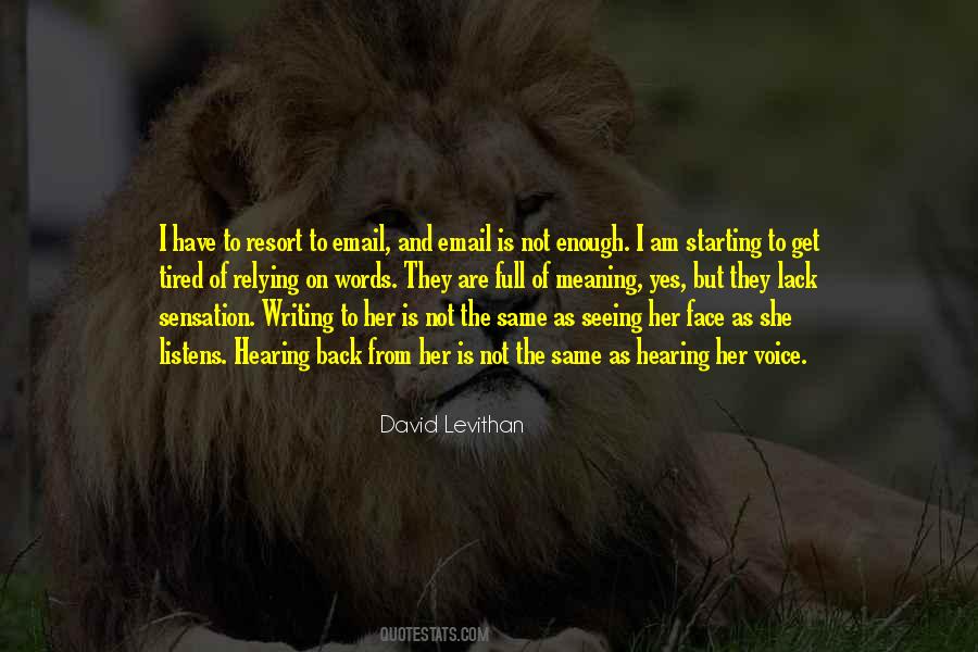 Quotes About Writing Voice #293449