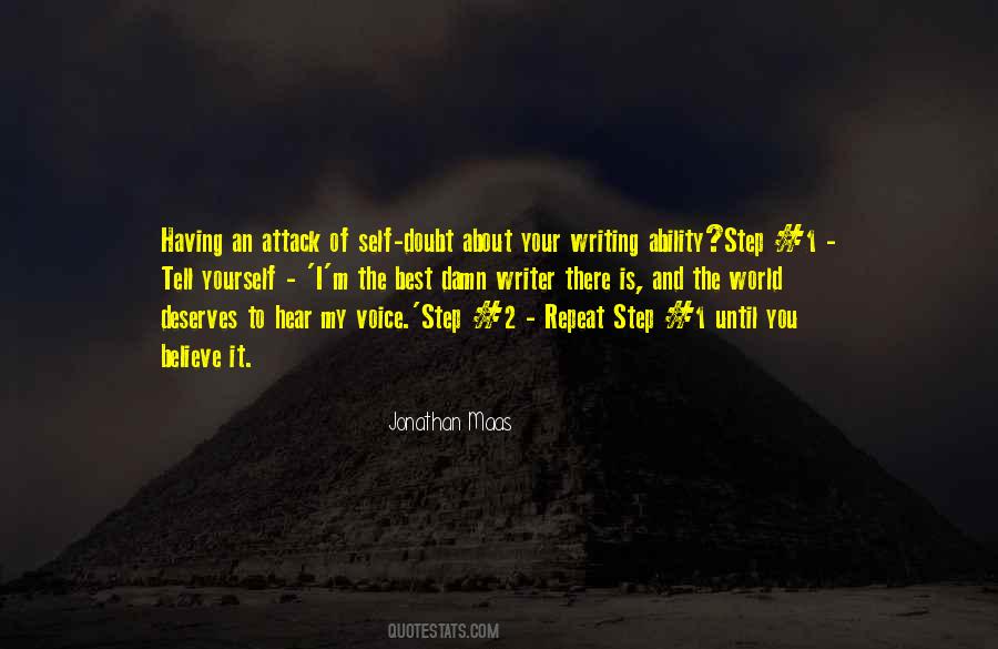 Quotes About Writing Voice #550609