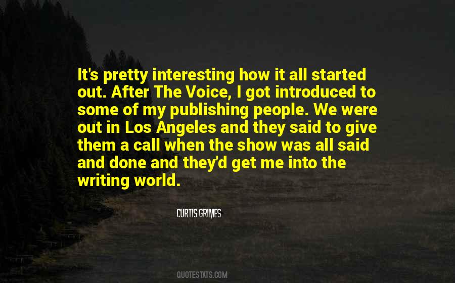 Quotes About Writing Voice #613341