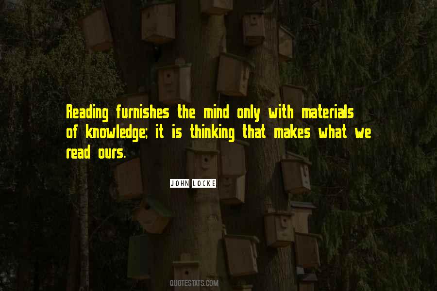 Reading Thinking Quotes #511064