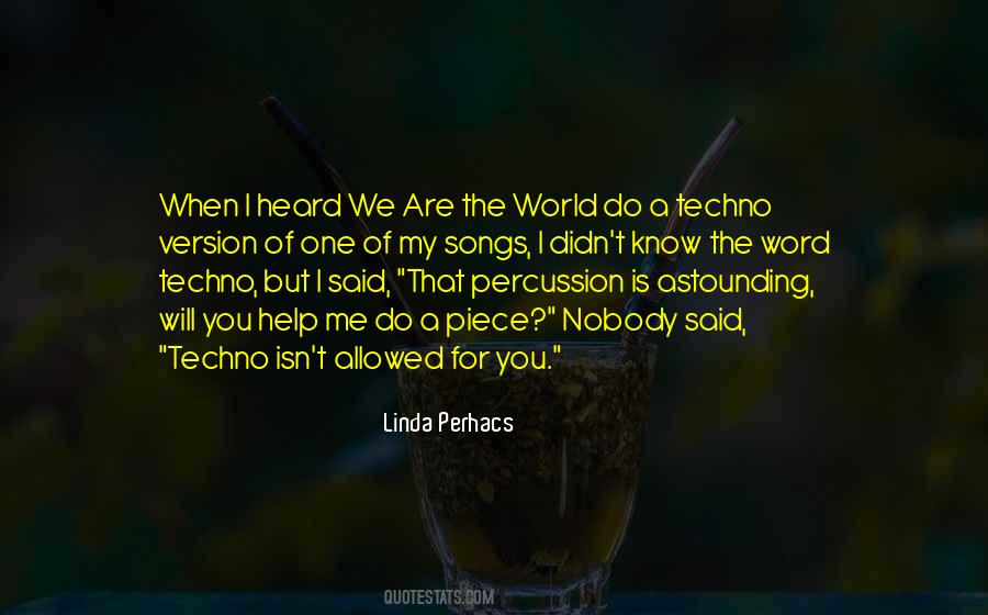 Quotes About Percussion #755755