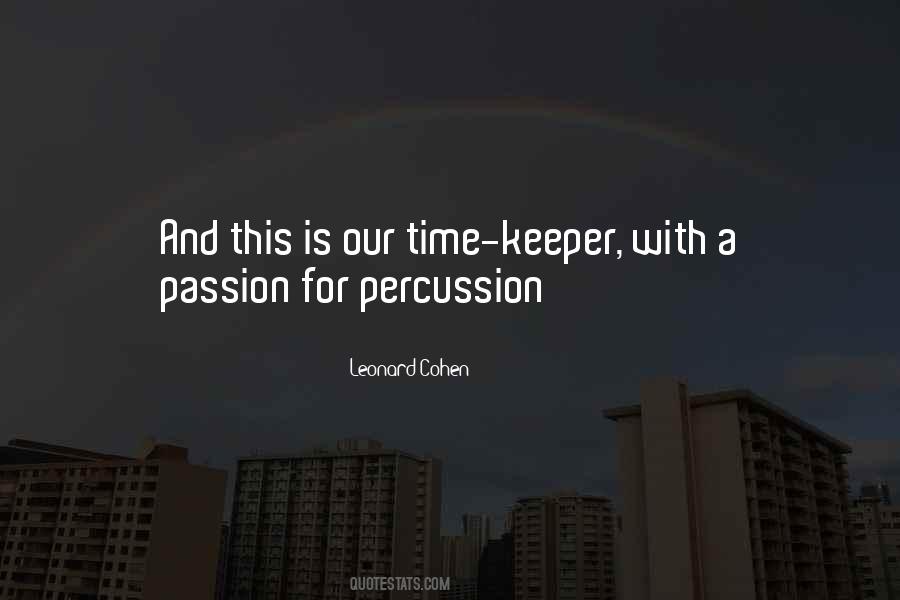 Quotes About Percussion #903368