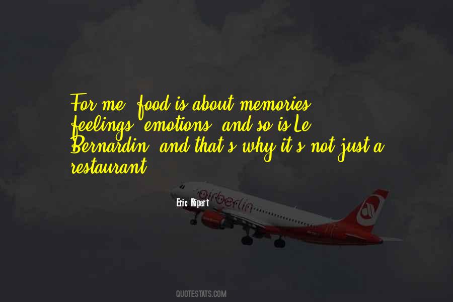 Quotes About Food And Memories #193622