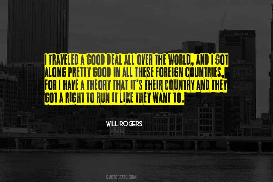 Quotes About Foreign Travel #1762948