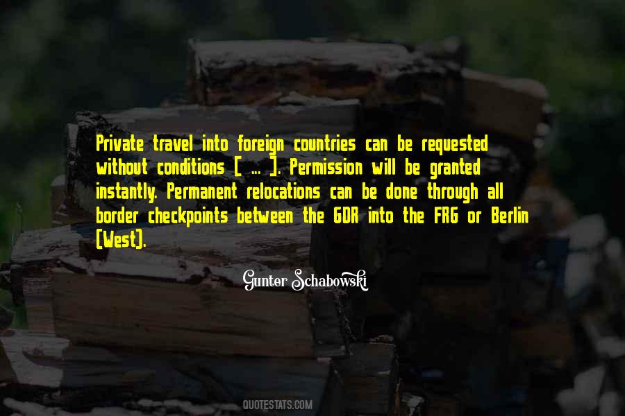 Quotes About Foreign Travel #839388