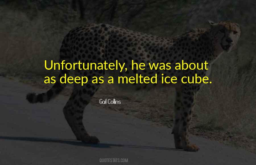 Quotes About Ice Cubes #252267