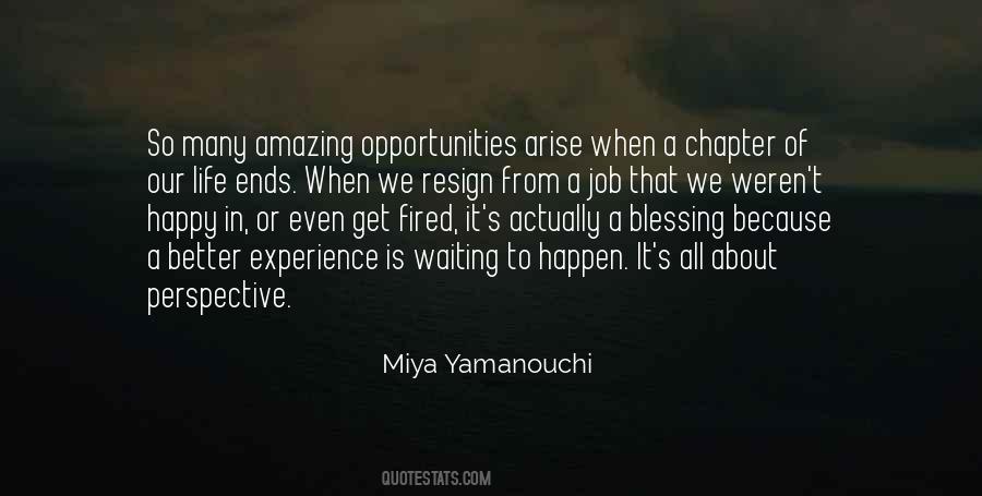 Quotes About Job Opportunities #764793