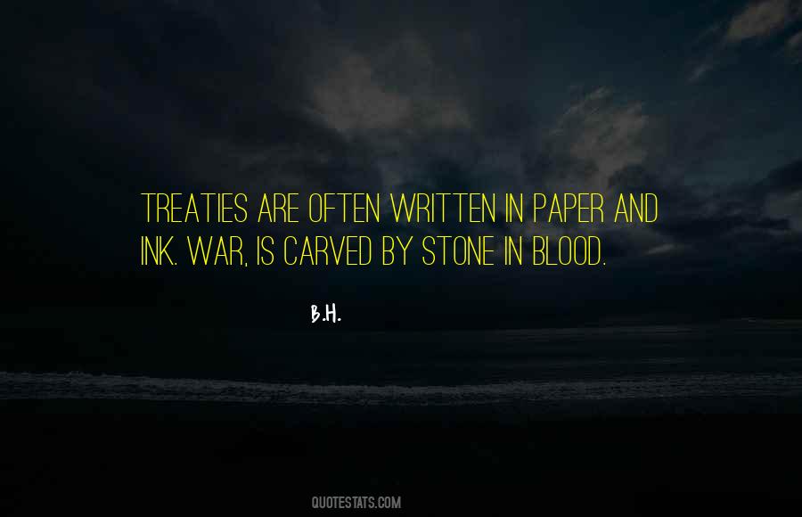 Quotes About Written In Stone #1276897