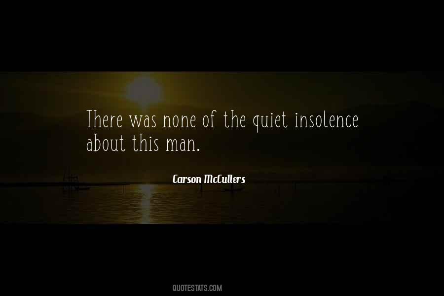 Quotes About Quiet Man #154238