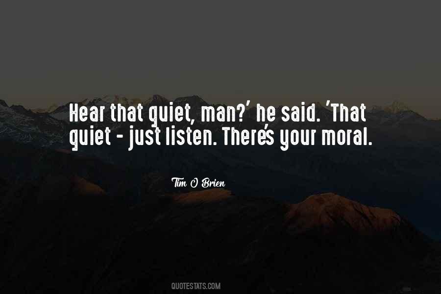 Quotes About Quiet Man #3574